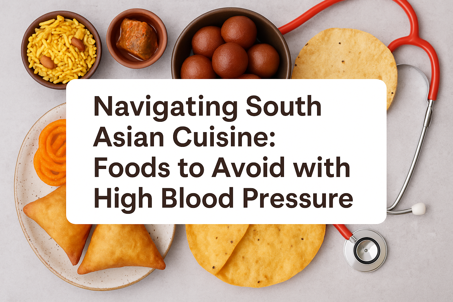Food to avoid in south asian community with high blood pressure