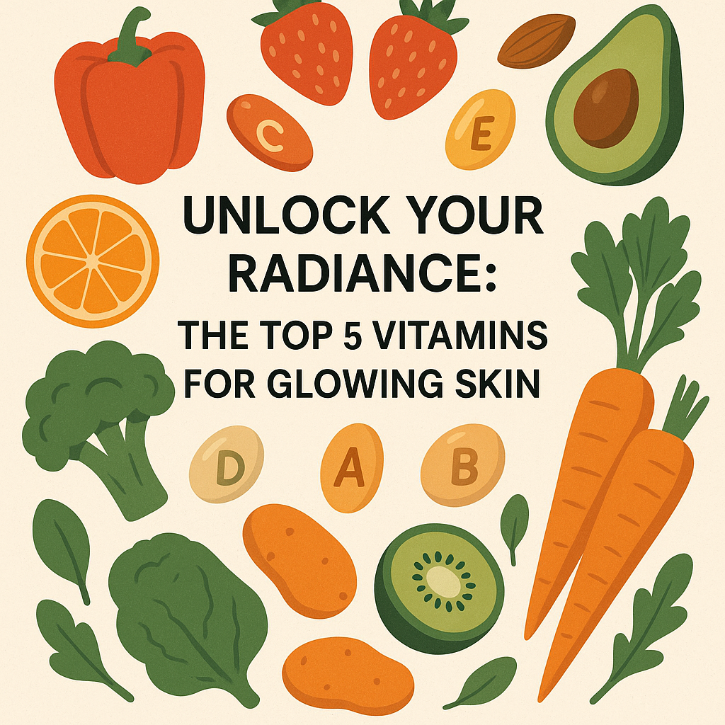 Unlock Your Radiance: The Top 5 Vitamins for Glowing Skin