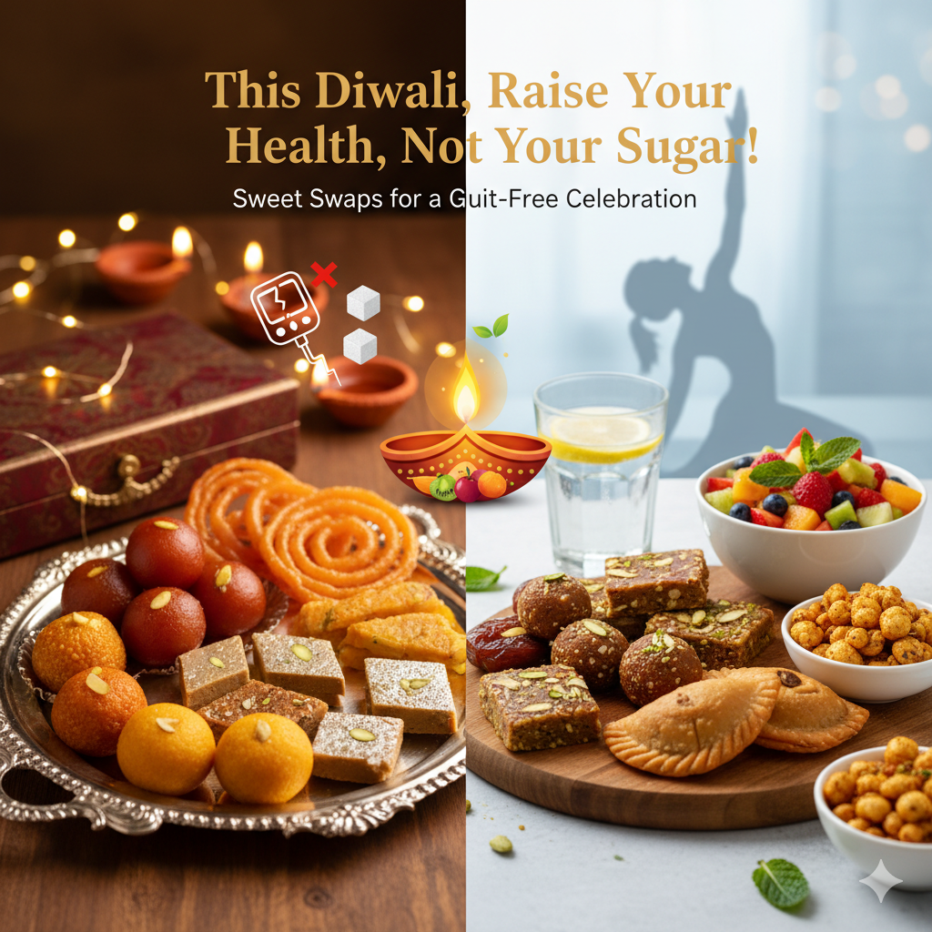Healthy Diwali: Enjoy Festive Sweets Without the Sugar Spike!