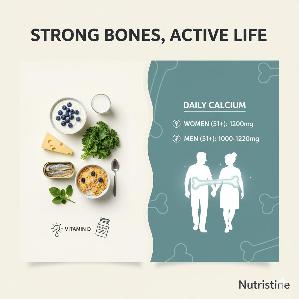 Stronger Bones for Life: A Senior’s Guide to Calcium and Preventing Bone Loss